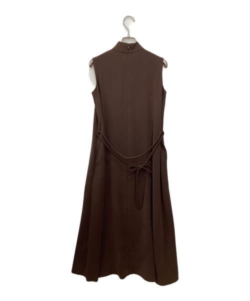 theory（セオリー）theory (セオリー) CLASSIC CREPE CASCADE SL DR ブラウンの古着・服飾アイテム