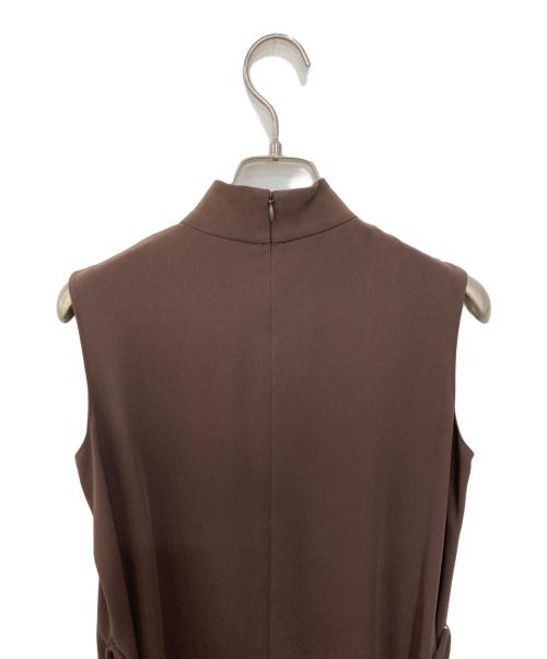 theory（セオリー）theory (セオリー) CLASSIC CREPE CASCADE SL DR ブラウンの古着・服飾アイテム