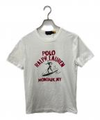POLO RALPH LAURENポロ・ラルフローレン）の古着「プリントTシャツ」｜ホワイト