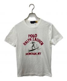 POLO RALPH LAUREN（ポロ・ラルフローレン）の古着「プリントTシャツ」｜ホワイト