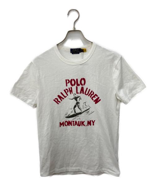 POLO RALPH LAUREN（ポロ・ラルフローレン）POLO RALPH LAUREN (ポロ・ラルフローレン) プリントTシャツ ホワイト サイズ:Ｓ 未使用品の古着・服飾アイテム