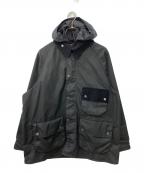 Barbourバブアー）の古着「Heritage+ MODIFIED SOLWAY WAX JACKET」｜ブラック
