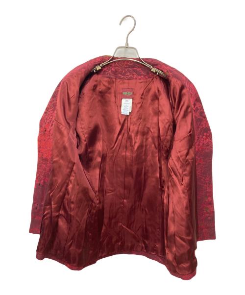 KENZO（ケンゾー）KENZO (ケンゾー) テーラードジャケット レッド サイズ:40の古着・服飾アイテム