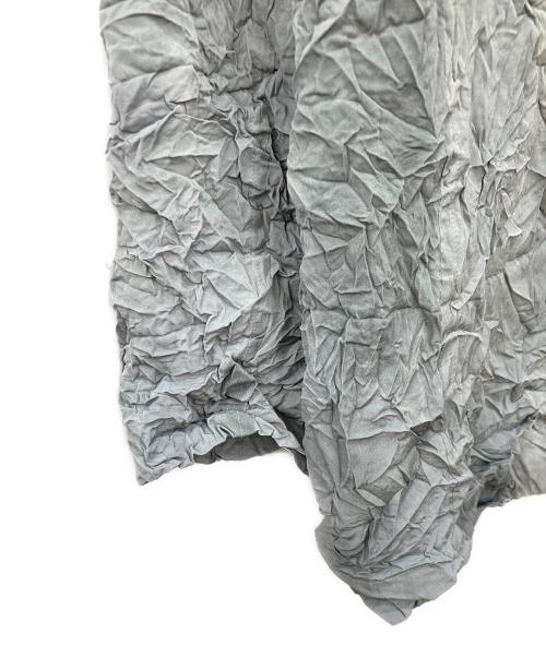 ISSEY MIYAKE（イッセイミヤケ）ISSEY MIYAKE (イッセイミヤケ) シワ加工テーラードジャケット グレー サイズ:Ｍの古着・服飾アイテム