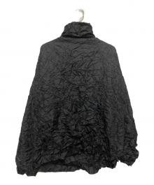 ISSEY MIYAKE（イッセイミヤケ）の古着「ハイネックシワ加工カットソー」｜ブラック