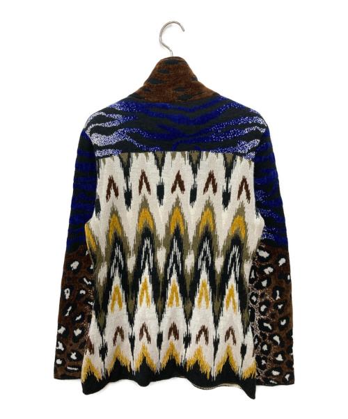 KENZO（ケンゾー）KENZO (ケンゾー) ジップアップニット マルチカラー サイズ:Ｍの古着・服飾アイテム