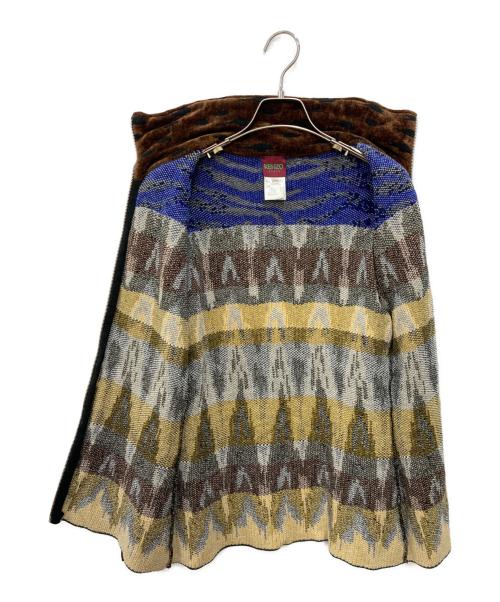 KENZO（ケンゾー）KENZO (ケンゾー) ジップアップニット マルチカラー サイズ:Ｍの古着・服飾アイテム