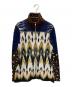KENZO（ケンゾー）の古着「ジップアップニット」｜マルチカラー