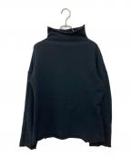ISSEY MIYAKEイッセイミヤケ）の古着「ハイネックスウェット」｜ブラック