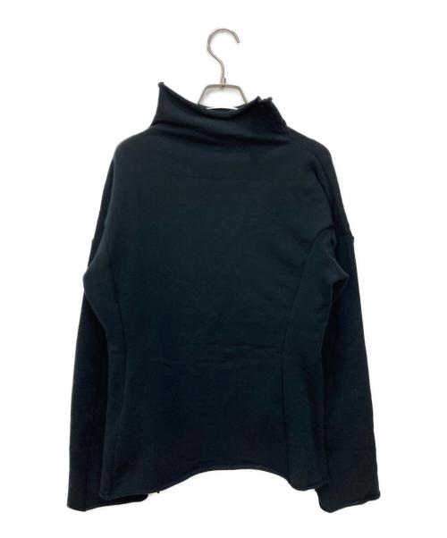 ISSEY MIYAKE（イッセイミヤケ）ISSEY MIYAKE (イッセイミヤケ) ハイネックスウェット ブラック サイズ:Ｍの古着・服飾アイテム