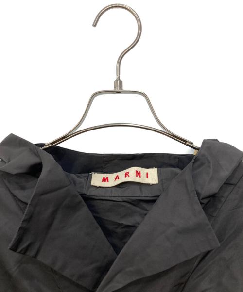 MARNI（マルニ）MARNI (マルニ) 半袖フーディープルオーバー ブラック サイズ:38の古着・服飾アイテム