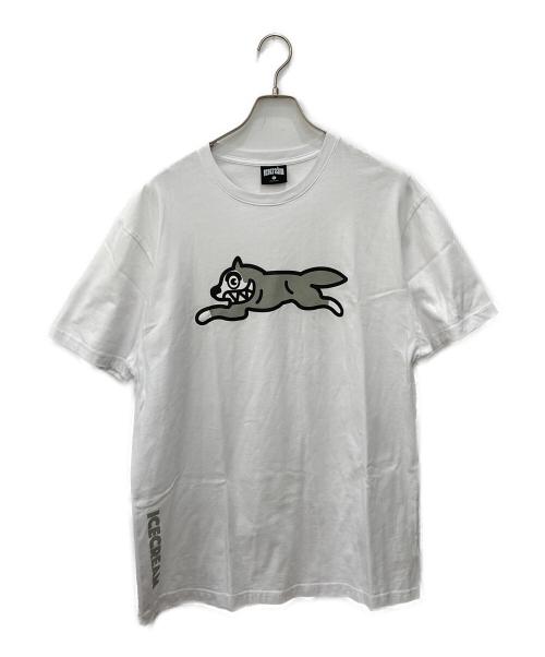ICE CREAM（アイスクリーム）Ice Cream (アイスクリーム) Running dog logo tee ホワイト サイズ:XLの古着・服飾アイテム