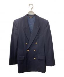 BROOKS BROTHERS（ブルックスブラザーズ）の古着「金釦ダブルテーラードジャケット」｜ネイビー