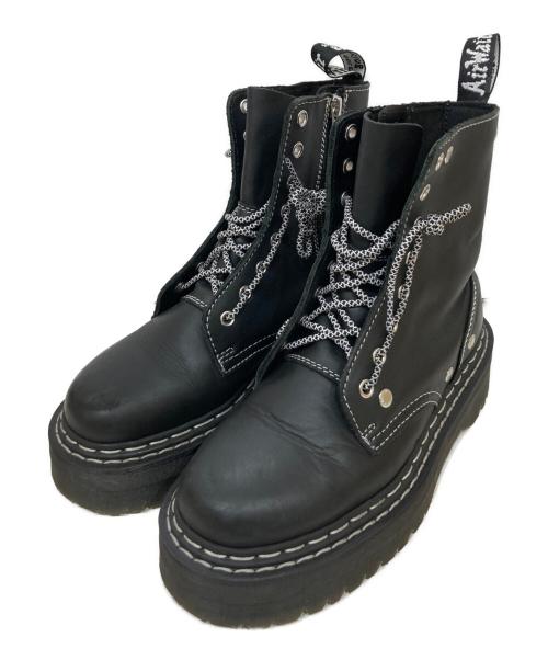 Dr.Martens（ドクターマーチン）Dr.Martens (ドクターマーチン) 26SS JADON WDS 8ホールブーツ ブラック サイズ:24の古着・服飾アイテム