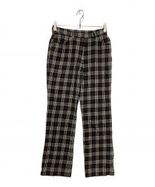 BURBERRY BLUE LABEL（バーバリー ブルー レーベル）の古着「ノヴァチェックウールパンツ」｜ブラック
