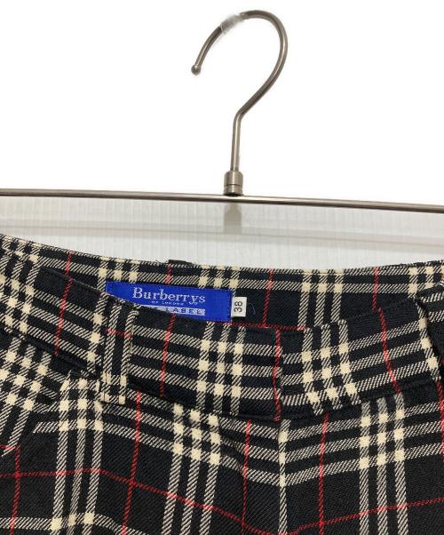 BURBERRY BLUE LABEL（バーバリー ブルー レーベル）BURBERRY BLUE LABEL (バーバリー ブルー レーベル) ノヴァチェックウールパンツ ブラック サイズ:38の古着・服飾アイテム
