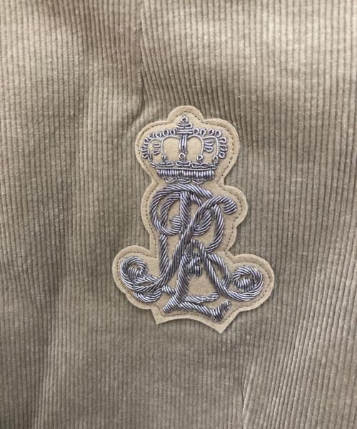 LAUREN RALPH LAUREN（ローレンラルフローレン）LAUREN RALPH LAUREN (ローレンラルフローレン) Bullion Corduroy Blazer ベージュの古着・服飾アイテム
