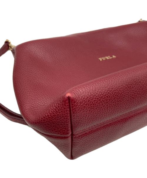 FURLA（フルラ）FURLA (フルラ) SOPHIE 2way ショルダーバッグ レッドの古着・服飾アイテム