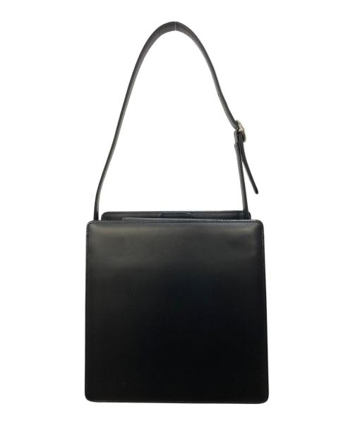 BURBERRY（バーバリー）BURBERRY (バーバリー) 裏シャドーチェックワンショルダーバッグ ブラック サイズ:表記無の古着・服飾アイテム