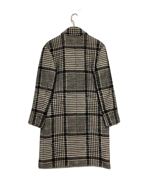 theory（セオリー）theory (セオリー) コート ホワイト×ブラック サイズ:Sの古着・服飾アイテム