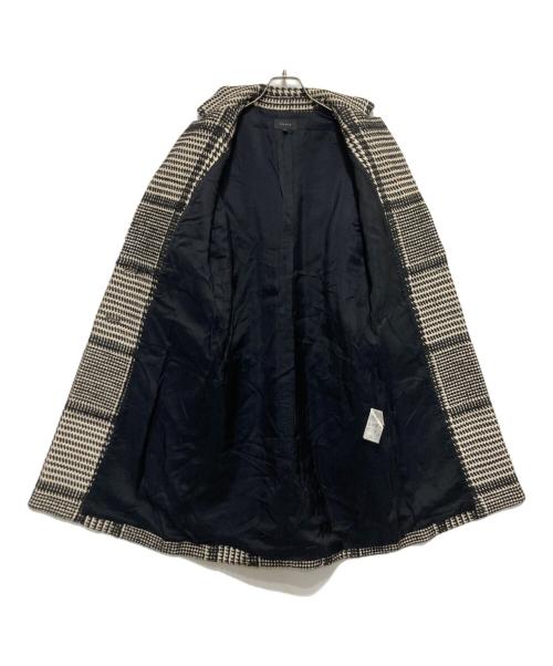 theory（セオリー）theory (セオリー) コート ホワイト×ブラック サイズ:Sの古着・服飾アイテム