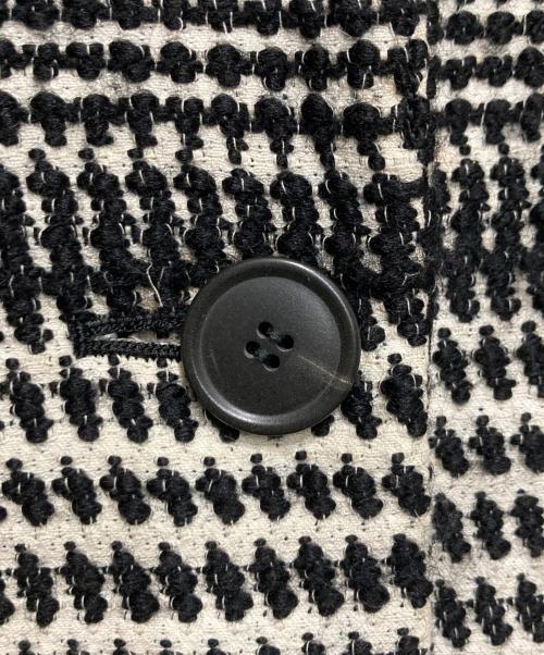 theory（セオリー）theory (セオリー) コート ホワイト×ブラック サイズ:Sの古着・服飾アイテム