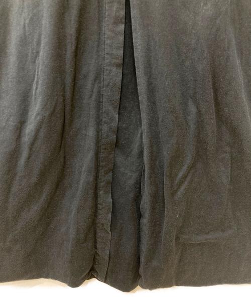 AURALEE（オーラリー）AURALEE (オーラリー) HIGH GAUGE DOUBLE CLOTH LONG SHIRTS ブラックの古着・服飾アイテム