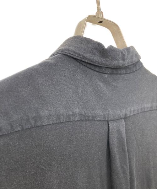 AURALEE（オーラリー）AURALEE (オーラリー) HIGH GAUGE DOUBLE CLOTH LONG SHIRTS ブラックの古着・服飾アイテム