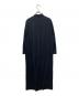 AURALEE (オーラリー) HIGH GAUGE DOUBLE CLOTH LONG SHIRTS ブラック：5000円