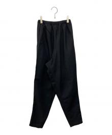 YOHJI YAMAMOTO（ヨウジヤマモト）の古着「イージーウールテーパードパンツ」｜ブラック
