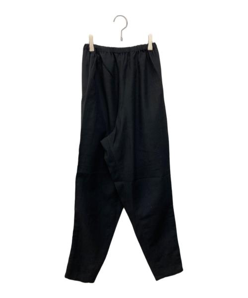 YOHJI YAMAMOTO（ヨウジヤマモト）YOHJI YAMAMOTO (ヨウジヤマモト) イージーウールテーパードパンツ ブラック サイズ:Ｓの古着・服飾アイテム