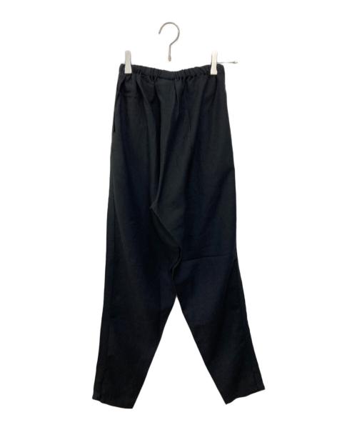 YOHJI YAMAMOTO（ヨウジヤマモト）YOHJI YAMAMOTO (ヨウジヤマモト) イージーウールテーパードパンツ ブラック サイズ:Ｓの古着・服飾アイテム