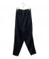 YOHJI YAMAMOTO (ヨウジヤマモト) イージーウールテーパードパンツ ブラック サイズ:Ｓ：12000円