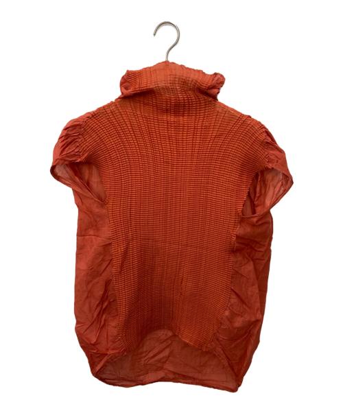 me（ミー）me (ミー) デザインカットソー オレンジ サイズ:表記無の古着・服飾アイテム