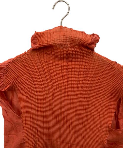 me（ミー）me (ミー) デザインカットソー オレンジ サイズ:表記無の古着・服飾アイテム
