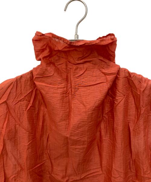 me（ミー）me (ミー) デザインカットソー オレンジ サイズ:表記無の古着・服飾アイテム