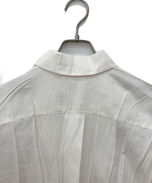 ISSEY MIYAKE（イッセイミヤケ）ISSEY MIYAKE (イッセイミヤケ) 96ssシワプリーツデザインシャツジャケット ホワイト サイズ:Ｍの古着・服飾アイテム