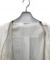 中古・古着 ISSEY MIYAKE (イッセイミヤケ) 96ssシワプリーツデザインシャツジャケット ホワイト サイズ:Ｍ：25000円