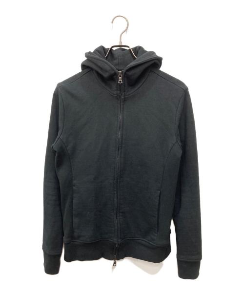 wjk（ダブルジェイケー）wjk (ダブルジェイケー) high-neck hood – vintage heavy jeresy ブラック サイズ:Ｌの古着・服飾アイテム