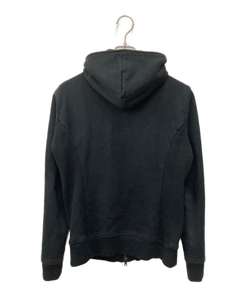 wjk（ダブルジェイケー）wjk (ダブルジェイケー) high-neck hood – vintage heavy jeresy ブラック サイズ:Ｌの古着・服飾アイテム