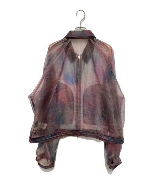 HARE（ハレ）HARE (ハレ) シアーグラフィックブルゾン パープル サイズ:FREEの古着・服飾アイテム