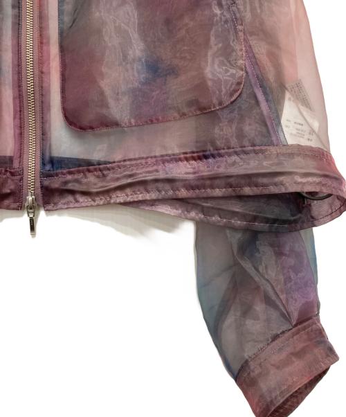 HARE（ハレ）HARE (ハレ) シアーグラフィックブルゾン パープル サイズ:FREEの古着・服飾アイテム