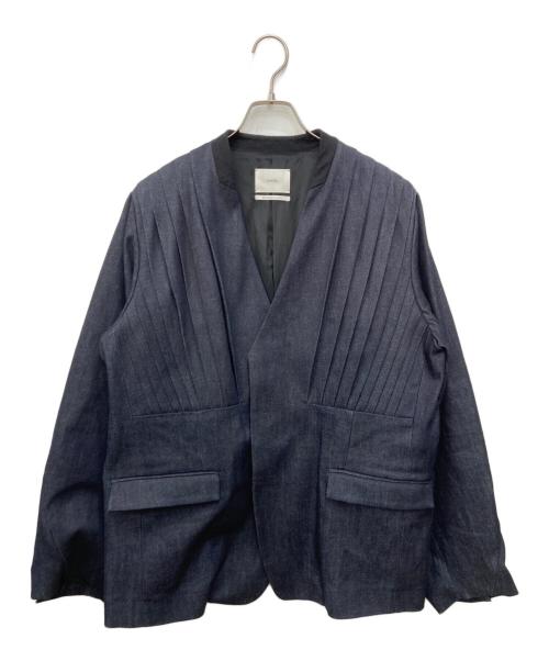 narril（ナリル）narril (ナリル) Judo-Style No-Collar Jacket インディゴ サイズ:１の古着・服飾アイテム