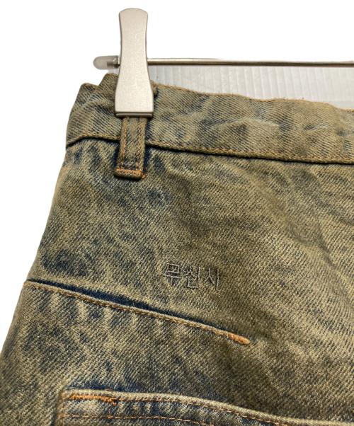 WYM LIDNM（ウィム バイ リドム）WYM LIDNM (ウィム バイ リドム) Twisted Curved Wide Denim インディゴ サイズ:Mの古着・服飾アイテム