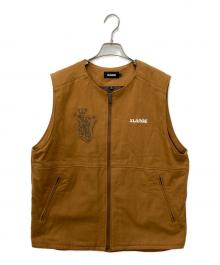 X-LARGE×SHIRT KING（エクストララージ）の古着「WORK VEST」｜ブラウン