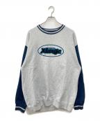 X-LARGEエクストララージ）の古着「RETRO CREW NECK SWEAT」｜グレー
