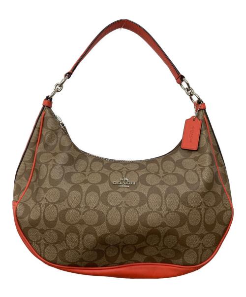 COACH（コーチ）COACH (コーチ) 2WAYワンショルダーバッグ ベージュの古着・服飾アイテム
