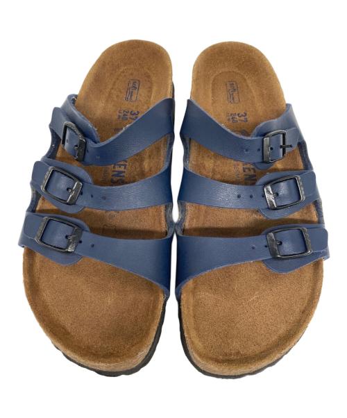 BIRKENSTOCK（ビルケンシュトック）BIRKENSTOCK (ビルケンシュトック) FLORIDA レザーサンダル ネイビー サイズ:24の古着・服飾アイテム