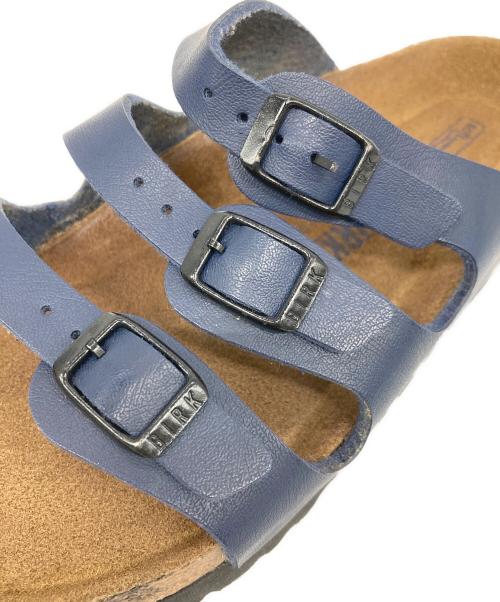 BIRKENSTOCK（ビルケンシュトック）BIRKENSTOCK (ビルケンシュトック) FLORIDA レザーサンダル ネイビー サイズ:24の古着・服飾アイテム