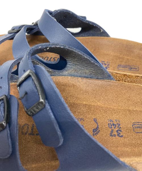 BIRKENSTOCK（ビルケンシュトック）BIRKENSTOCK (ビルケンシュトック) FLORIDA レザーサンダル ネイビー サイズ:24の古着・服飾アイテム